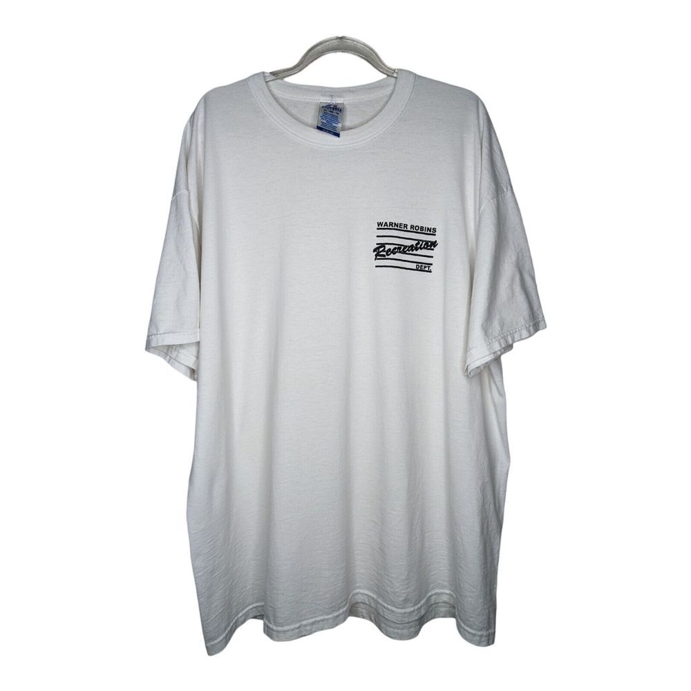 Warner Robins Georgia GA T‎ Shirt XL White Recreation Department Retro Outdoors